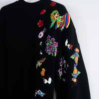 LOU DE BÈTOLY  EMBROIDERED SWEATSHIRT