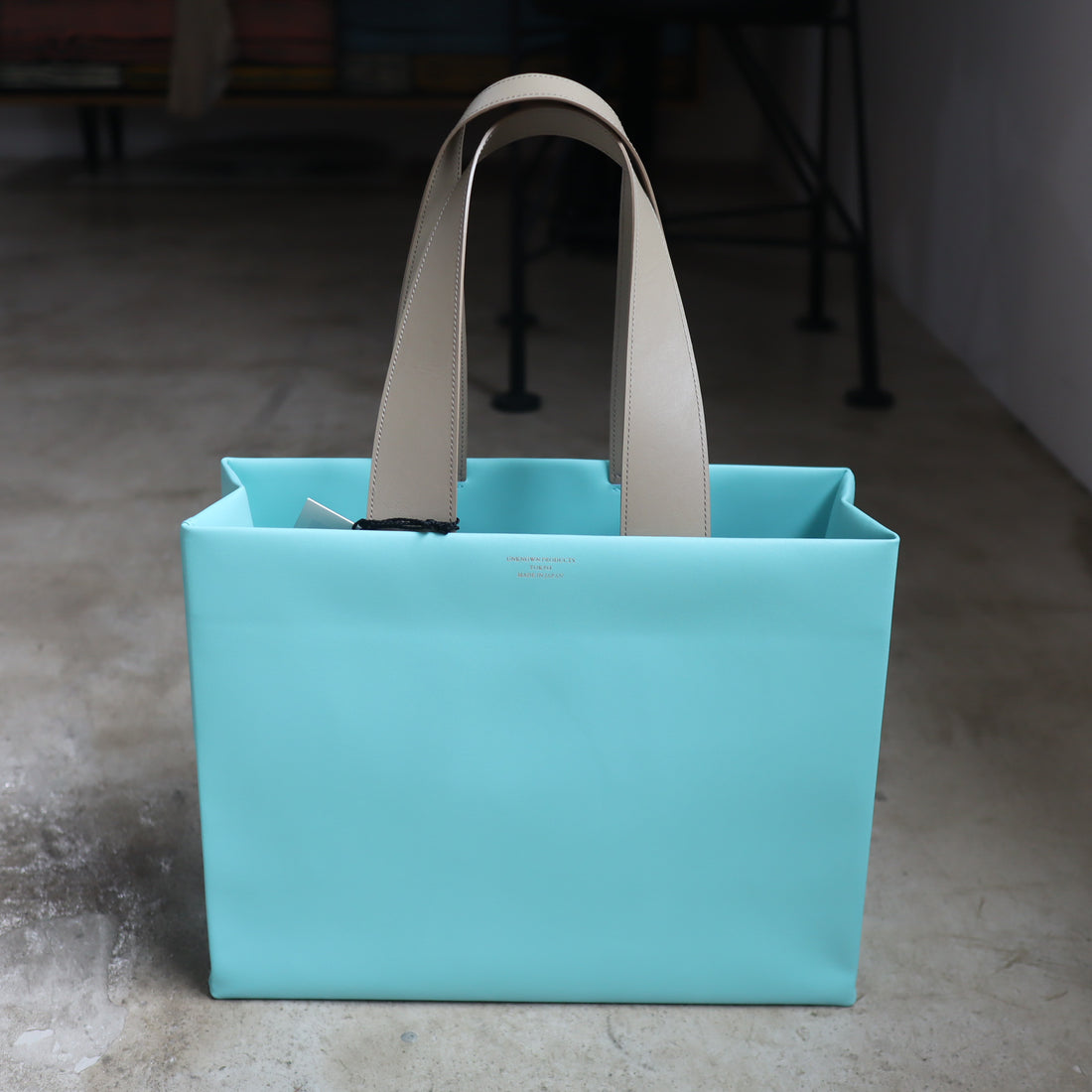 UNKNOWN PRODUCTS  LEATHER PAPER BAG BIG