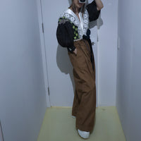 MERYLL ROGGE  MICRO RUFFLE TOP