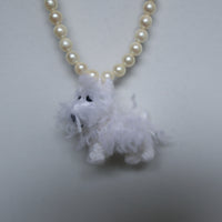 MINITURE FLUFFY  DOG”WHITE"