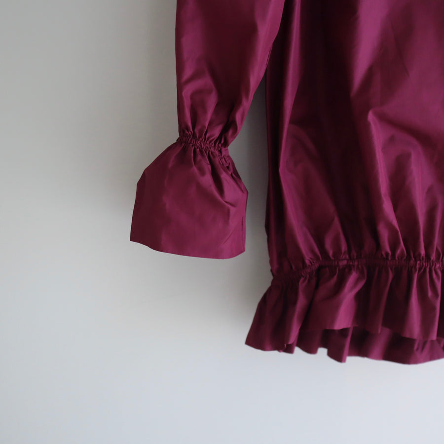 MATHILDE HIRONBALLOON SILK LONG BROUSE