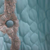 ANIGIG  PUDDING COAT LONG LIGHT BLUE