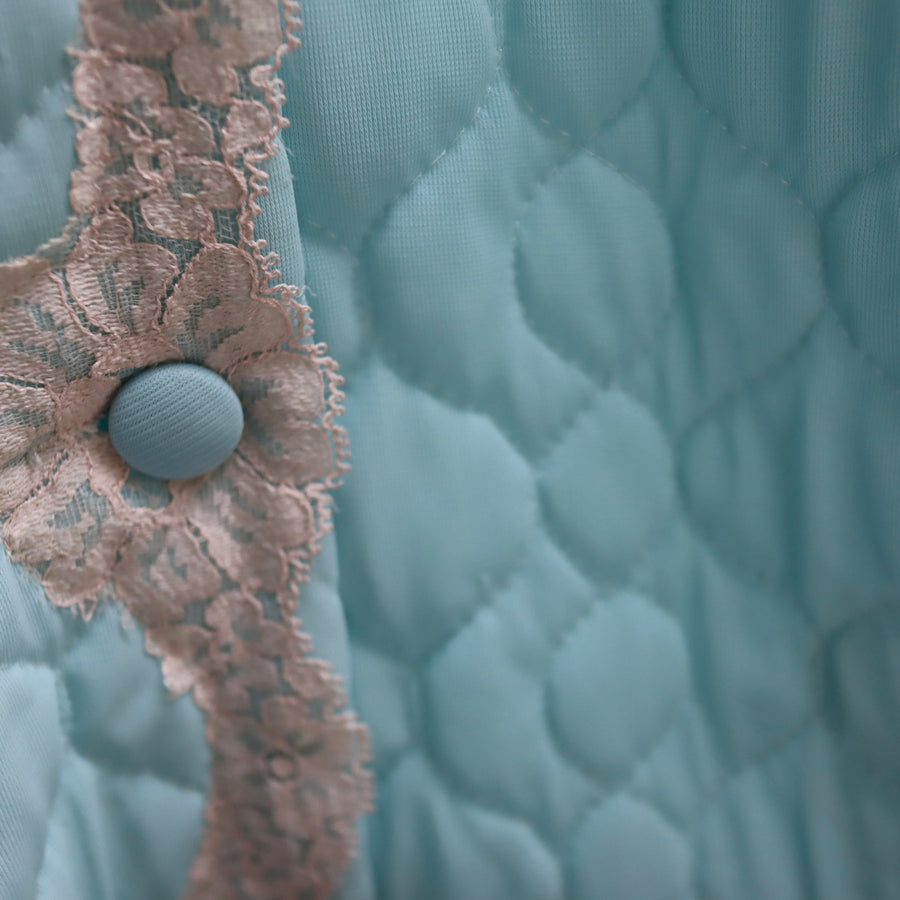 ANIGIGPUDDING COAT LONG LIGHT BLUE