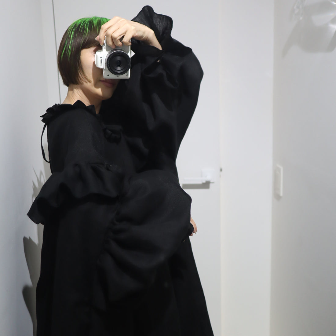 【受注生産】ANIGIG  FLORIS DRESS BLACK