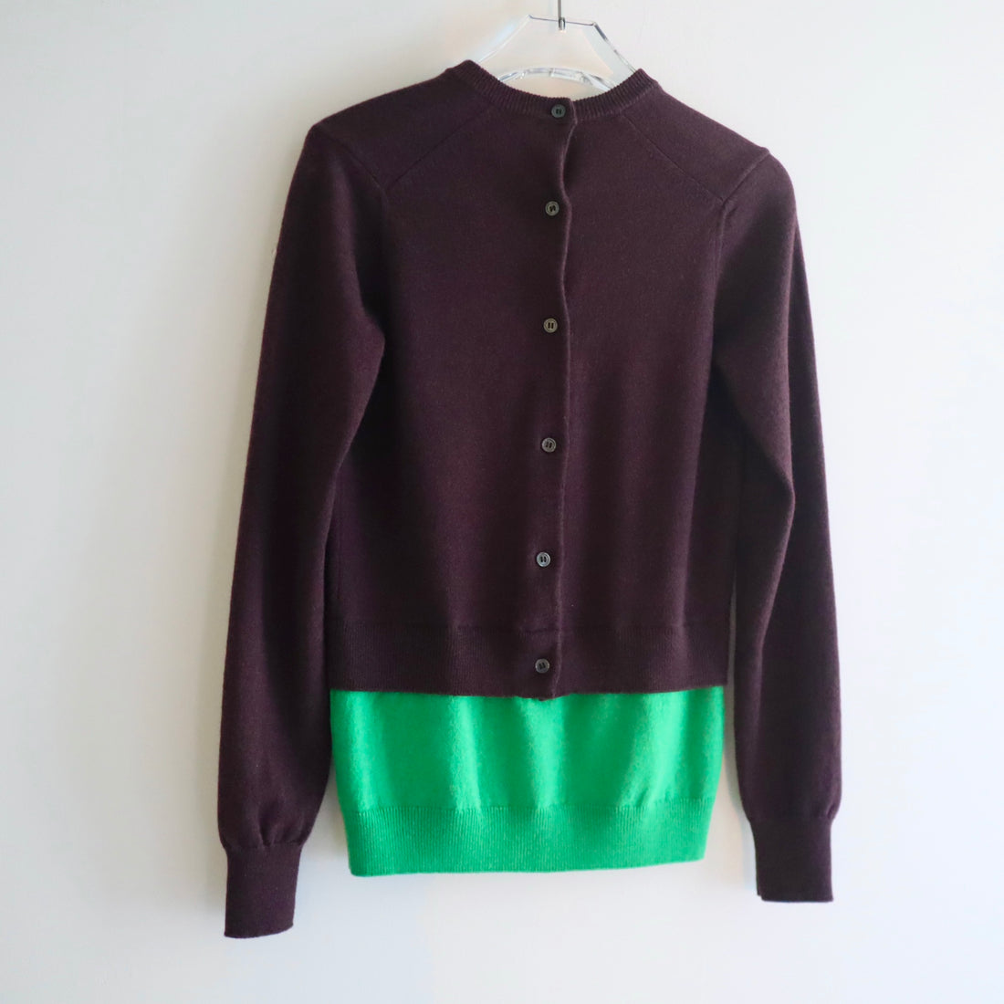 MERYLL ROGGE  CREWNECK DOUBLE SWEATER