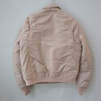 VAVA DUDU  EMBROIDERY MA-1 JACKET PINK BEIGE (B)