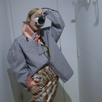 MERYLL ROGGE  BOULE SHIRT W/COLLAR TIE