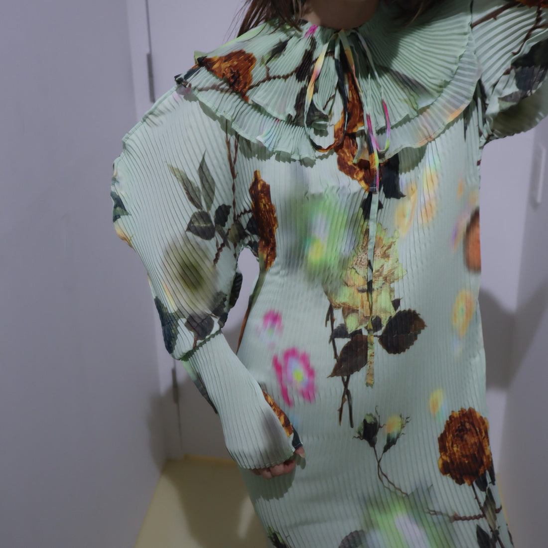 JULIA HEUER  MASHA HANDPLEATED  IN DRESS IN EDWARD