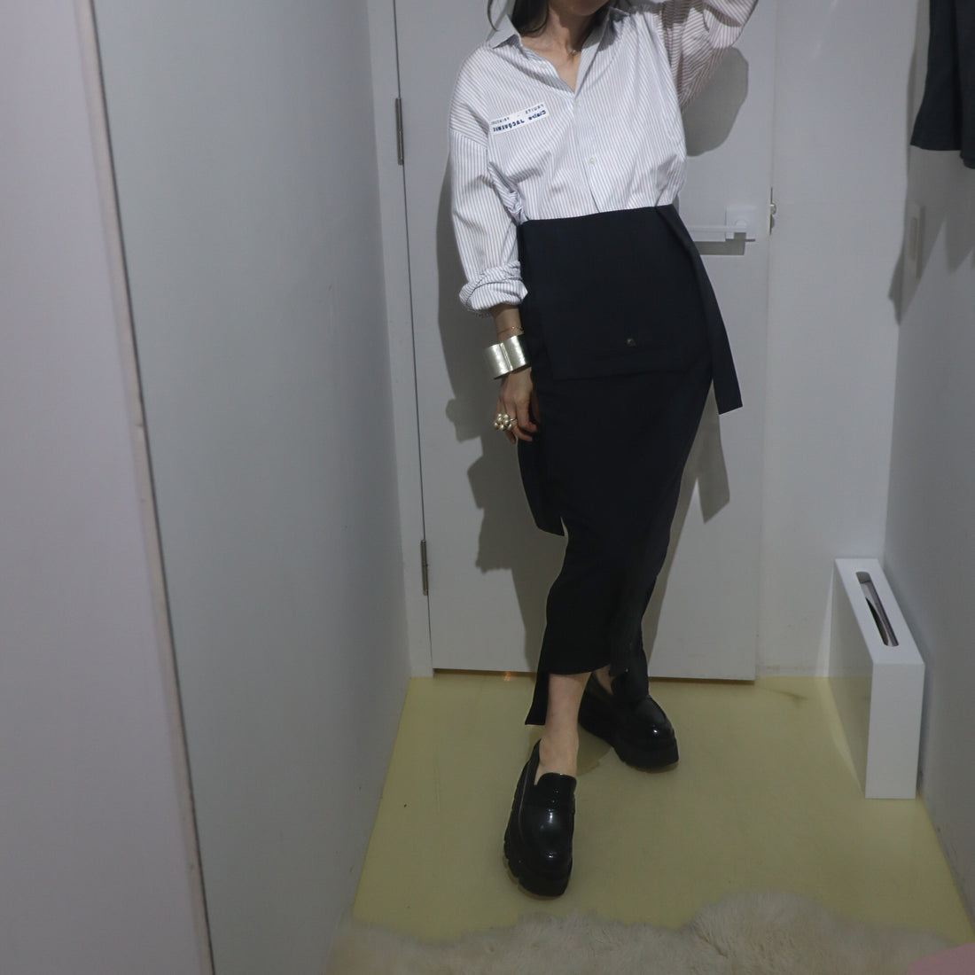 FACON JACMIN  JOE UPCYCLED SUITS SKIRT