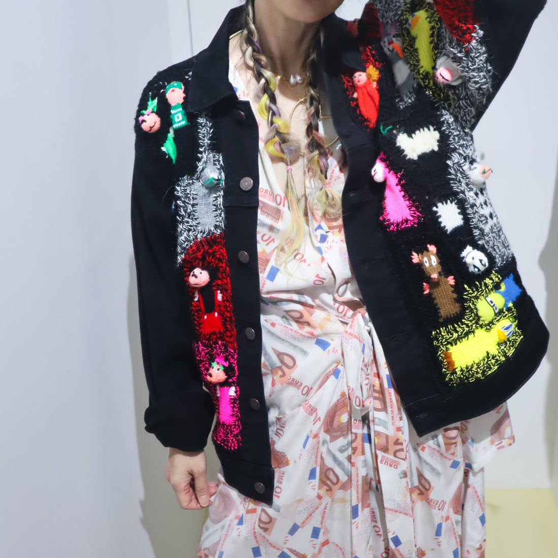 LOU DE BÈTOLY  KNITTED DOLLS JACKET
