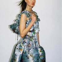 JULIA HEUER  HANDPLEATED KENZA SKIRT