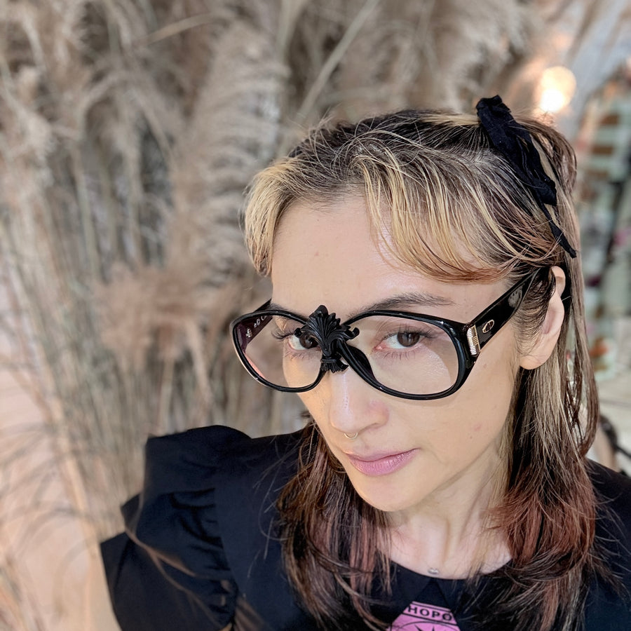 ANIGIGMOLDING GLASSES 老眼鏡 BLACK