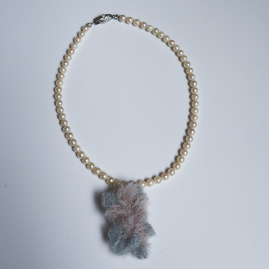MINITURE FLUFFY BEAR “WHITE”