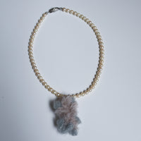 MINITURE FLUFFY BEAR “WHITE”