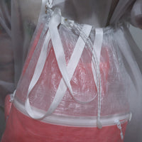 [Made to order] CALL TULLE GATHERED BACKPACK PINK