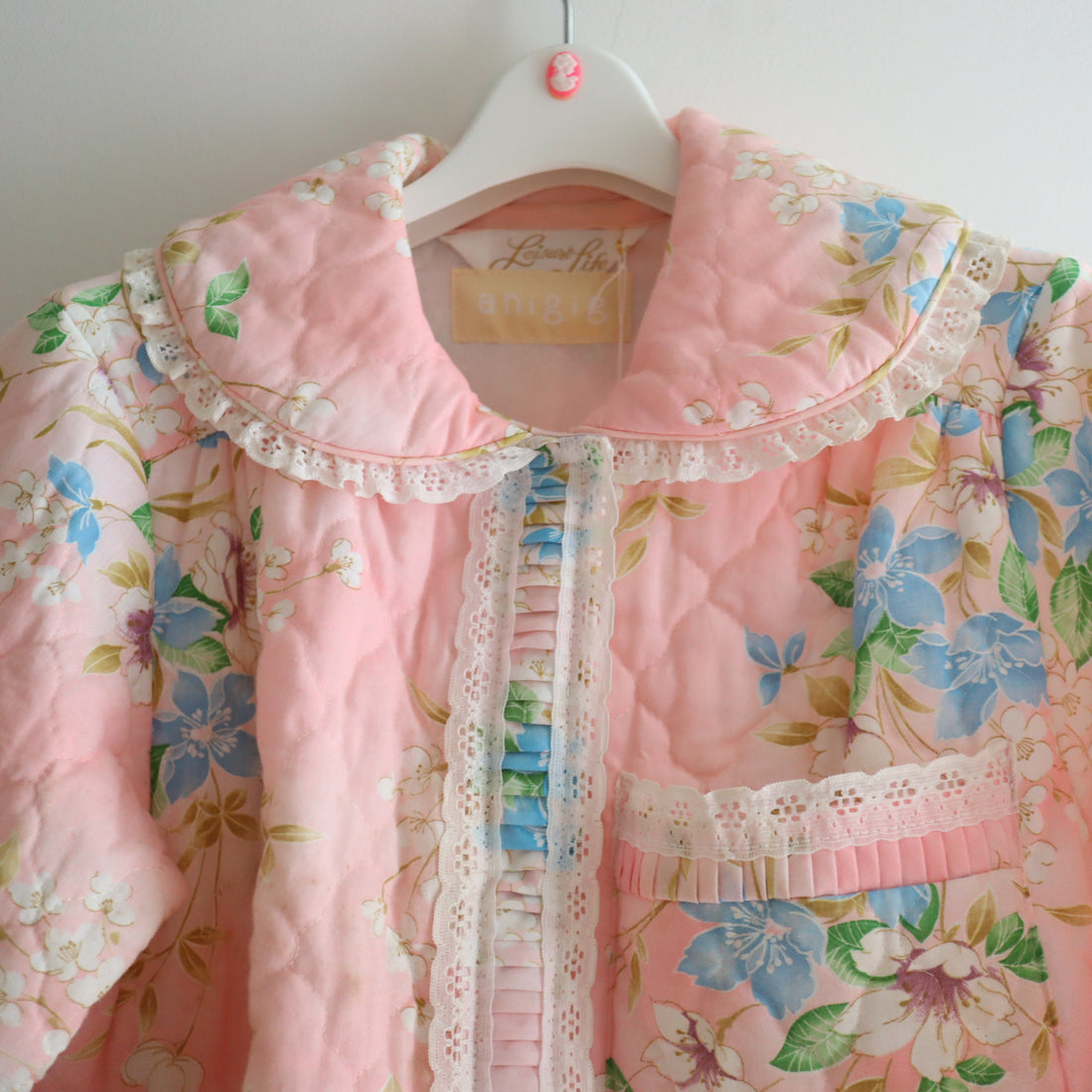 ANIGIG  PUDDING COAT SHORT PINK