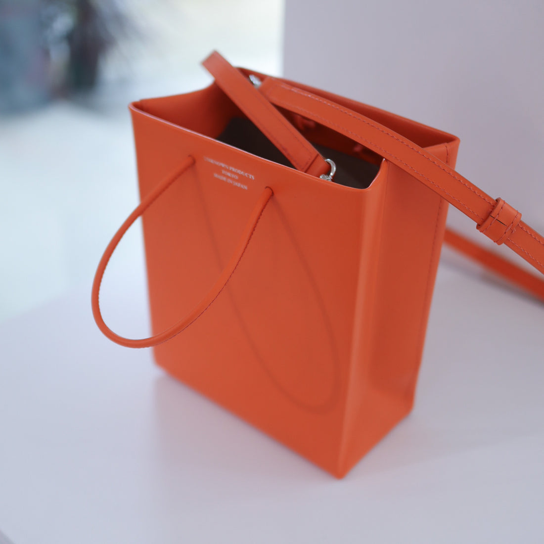 UNKNOWN PRODUCTS  LEATHER PAPER BAG SMALL