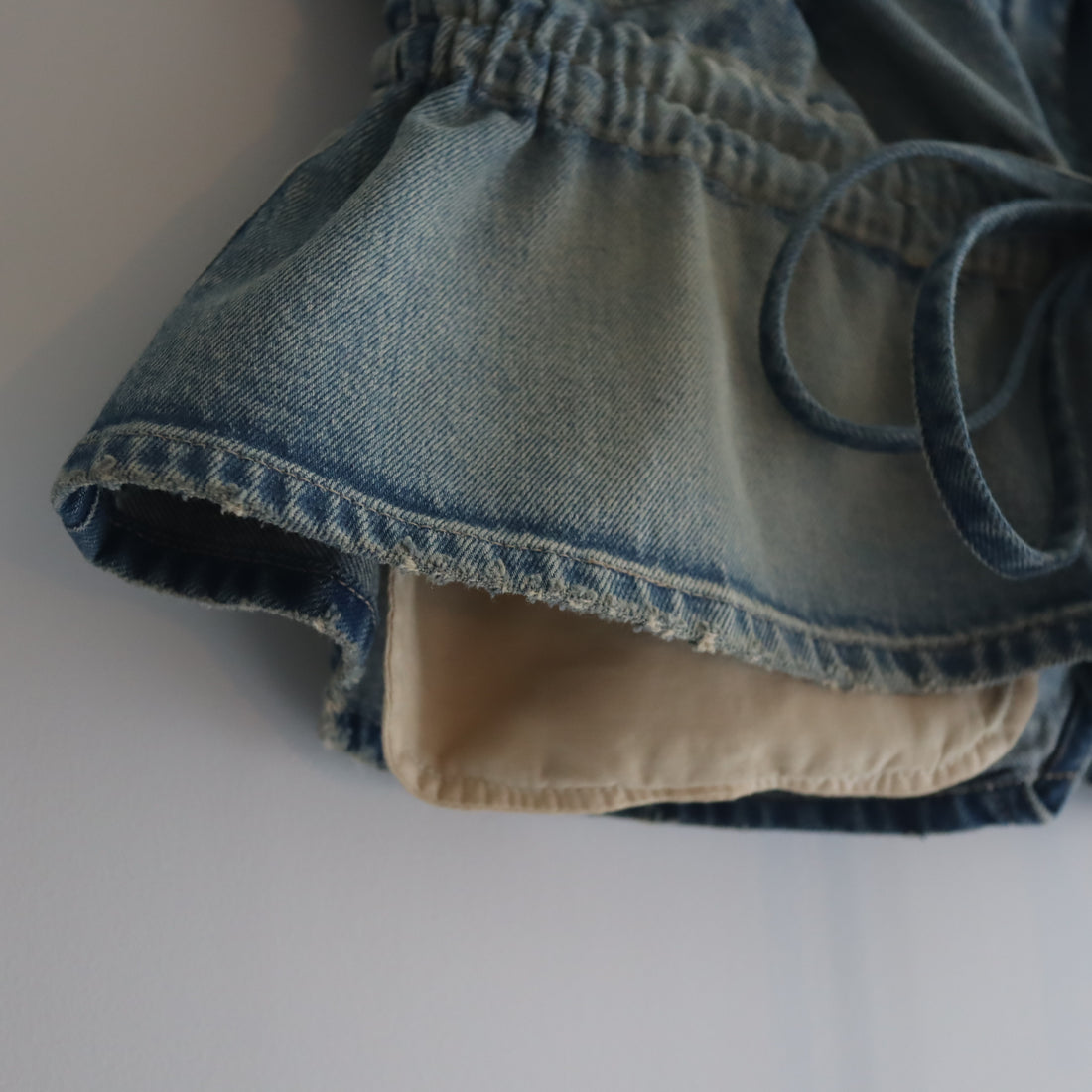 MIKIOSAKEBE  MINI DENIM SKIRT