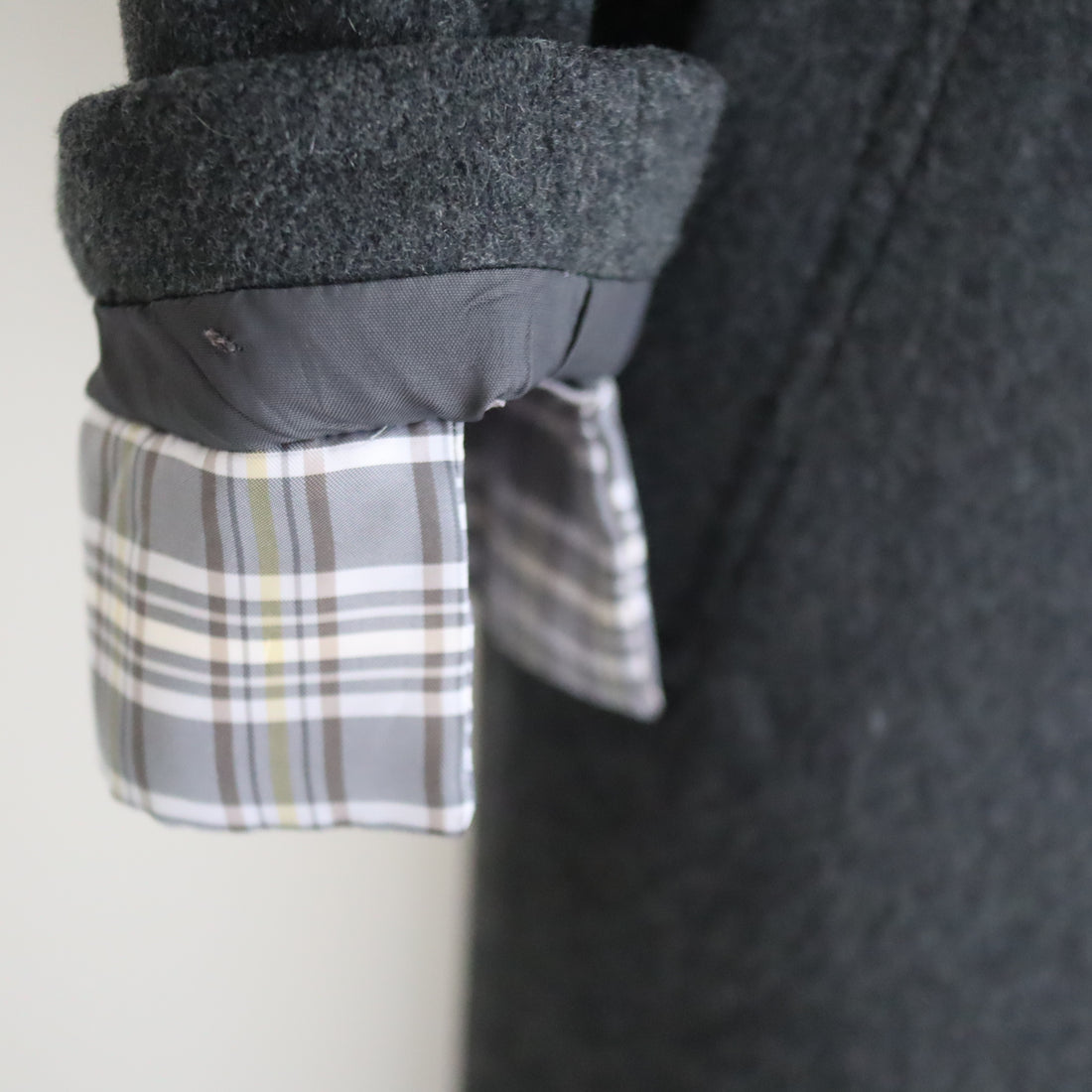 ANIGIG  FINEST MATERIALS COAT “C” CHARCOAL GREY