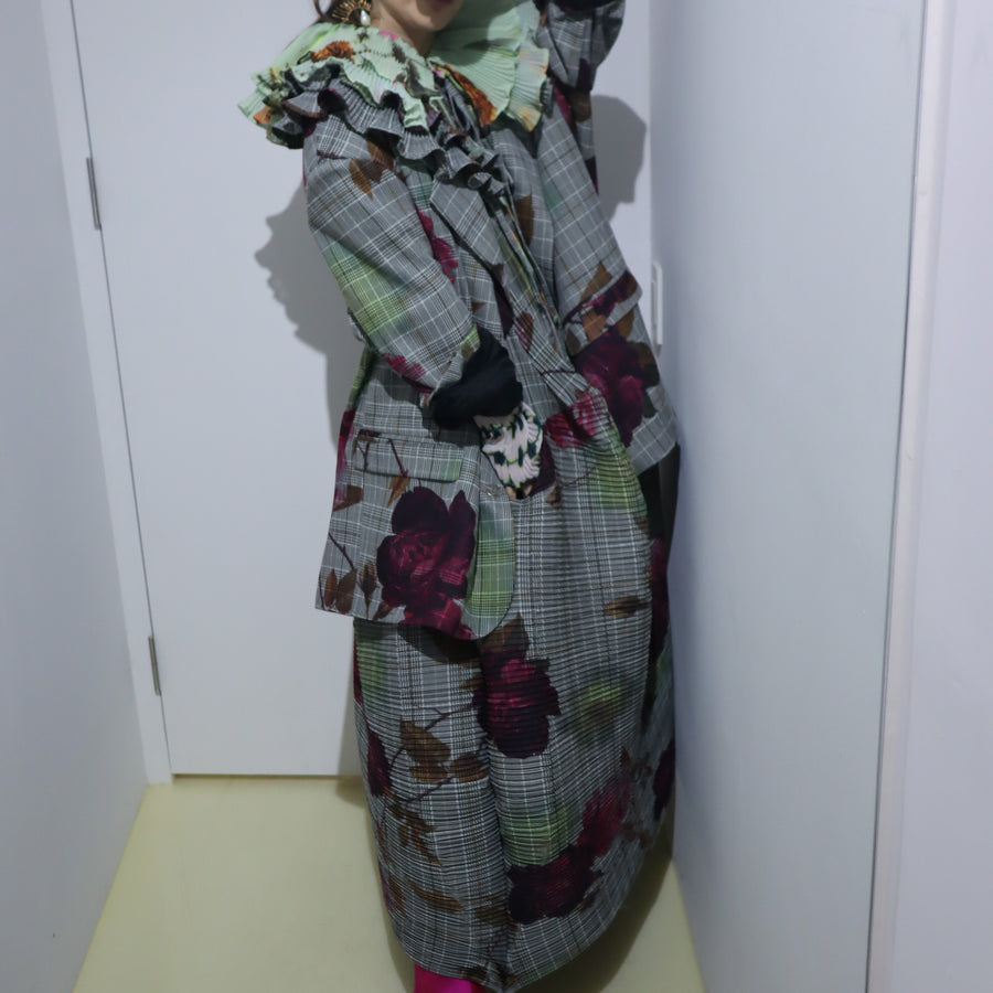 JULIA HEUERARNOLD JACKET IN ROSALIND BORDEAUX