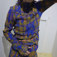 JULIA HEUER  KARL SMOCK PLEATED TOP IN MALIK