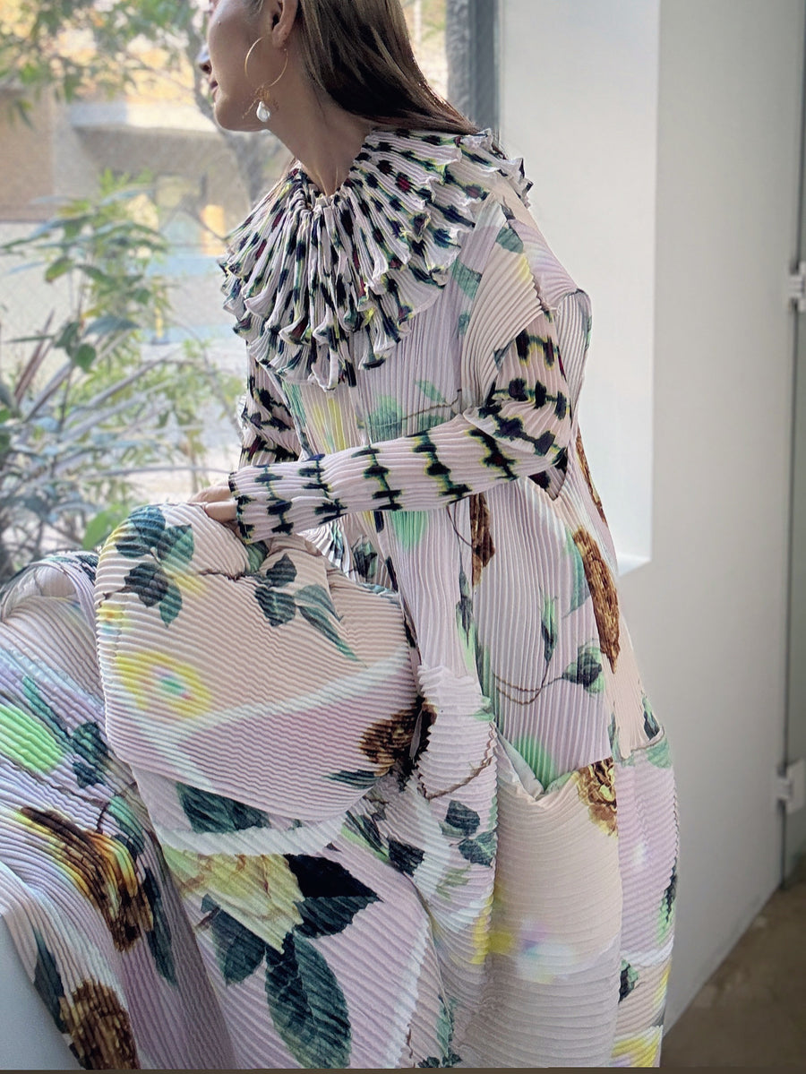 JULIA HEUERWINNE PLEATED COLLAR IN DAX