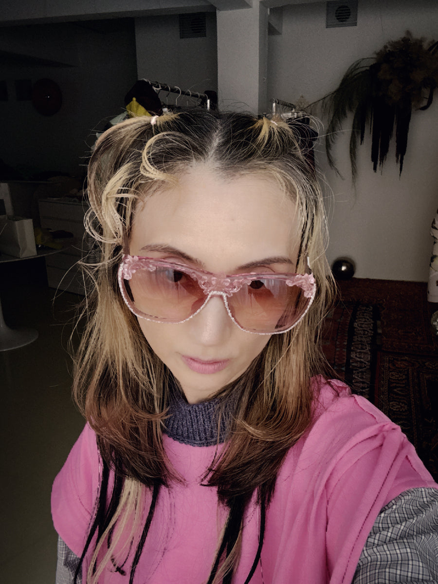 ANIGIGMOLDING GLASSES PINK