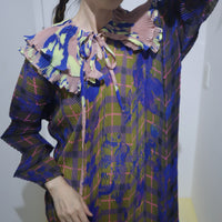JULIA HEUER  SUE HANDPLEATED KAFTAN IN MALIK