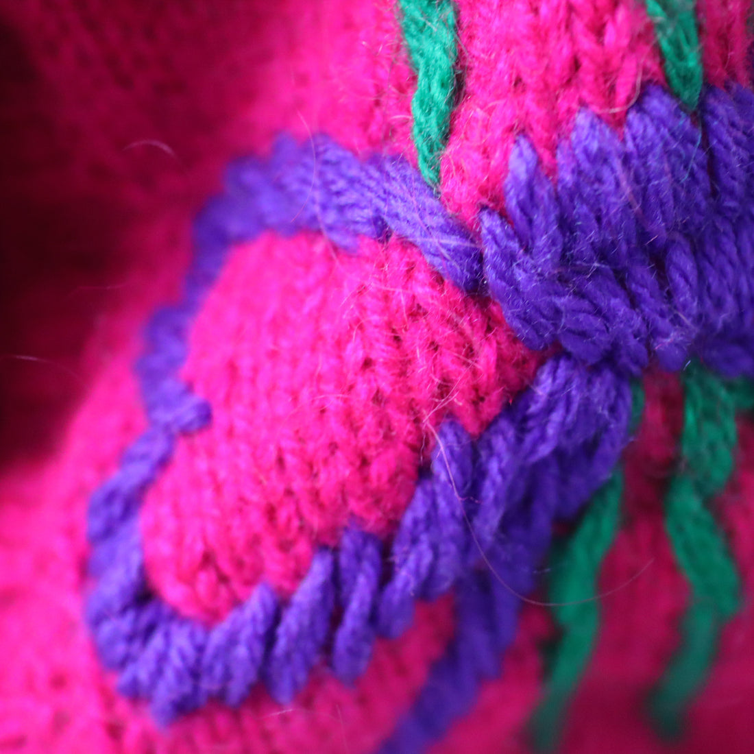 SOFIO GONGLI  FLOWER KNIT CARDIGAN "A"