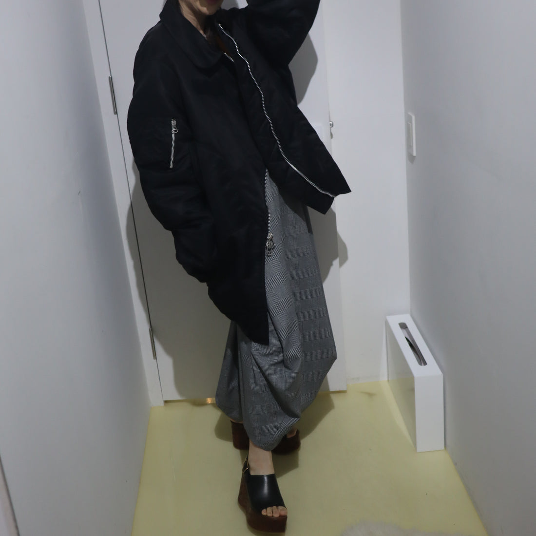 ANREALAGE   BALL POLYESTER SKIRT