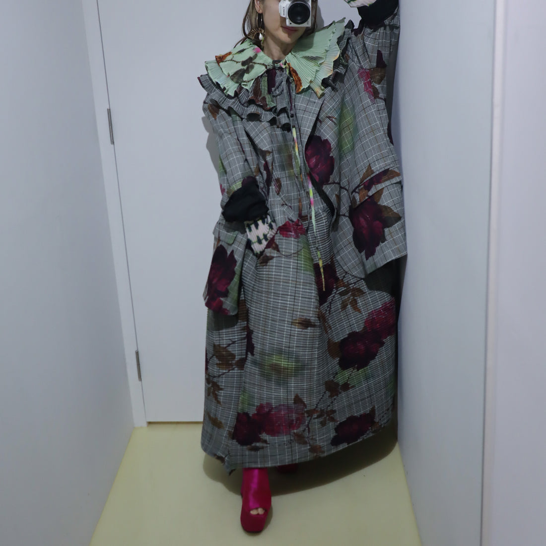 JULIA HEUER  ARNOLD JACKET IN ROSALIND BORDEAUX