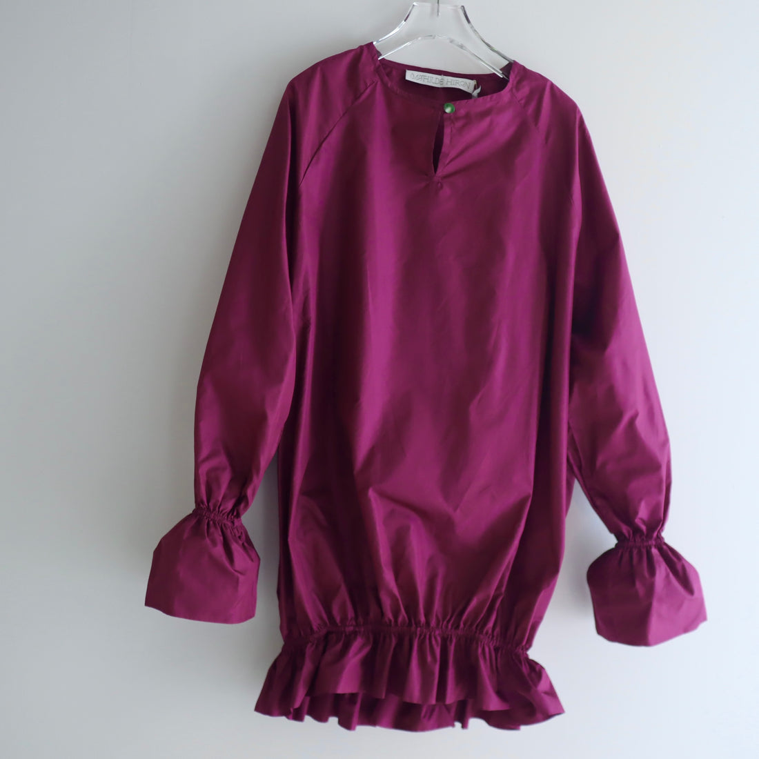 MATHILDE HIRON  BALLOON SILK LONG BROUSE