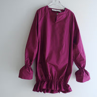 MATHILDE HIRON  BALLOON SILK LONG BROUSE