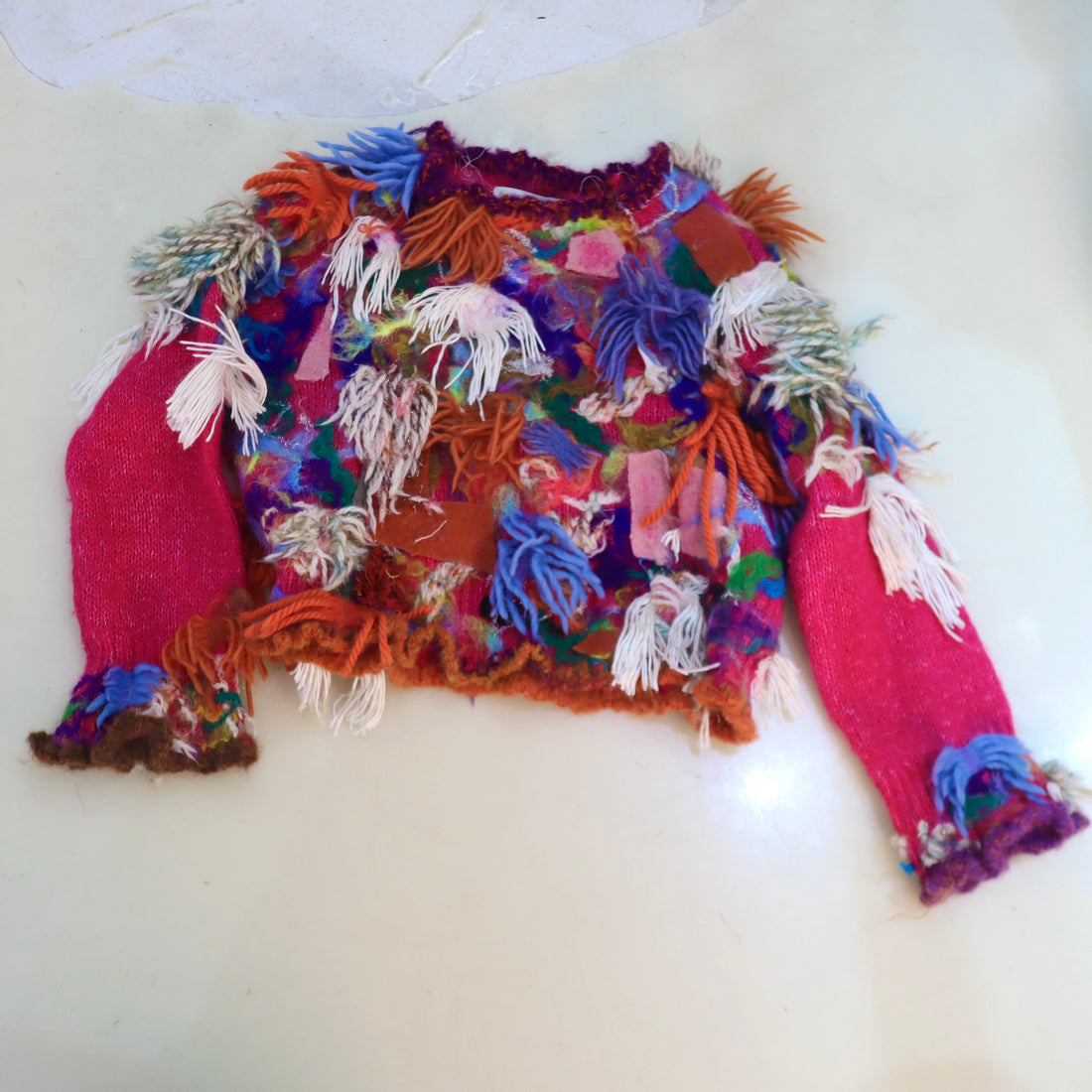 MATHILDE HIRON  FUNKY FELT JUMPER