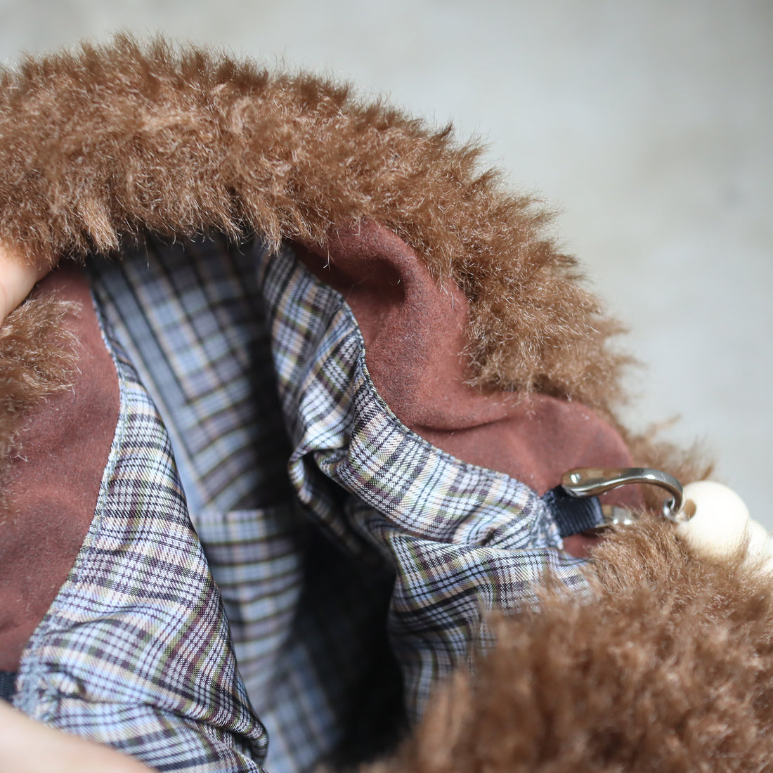 ANIGIG  ANIMAL FLUFFY SHOULDER BAG"BEAR"