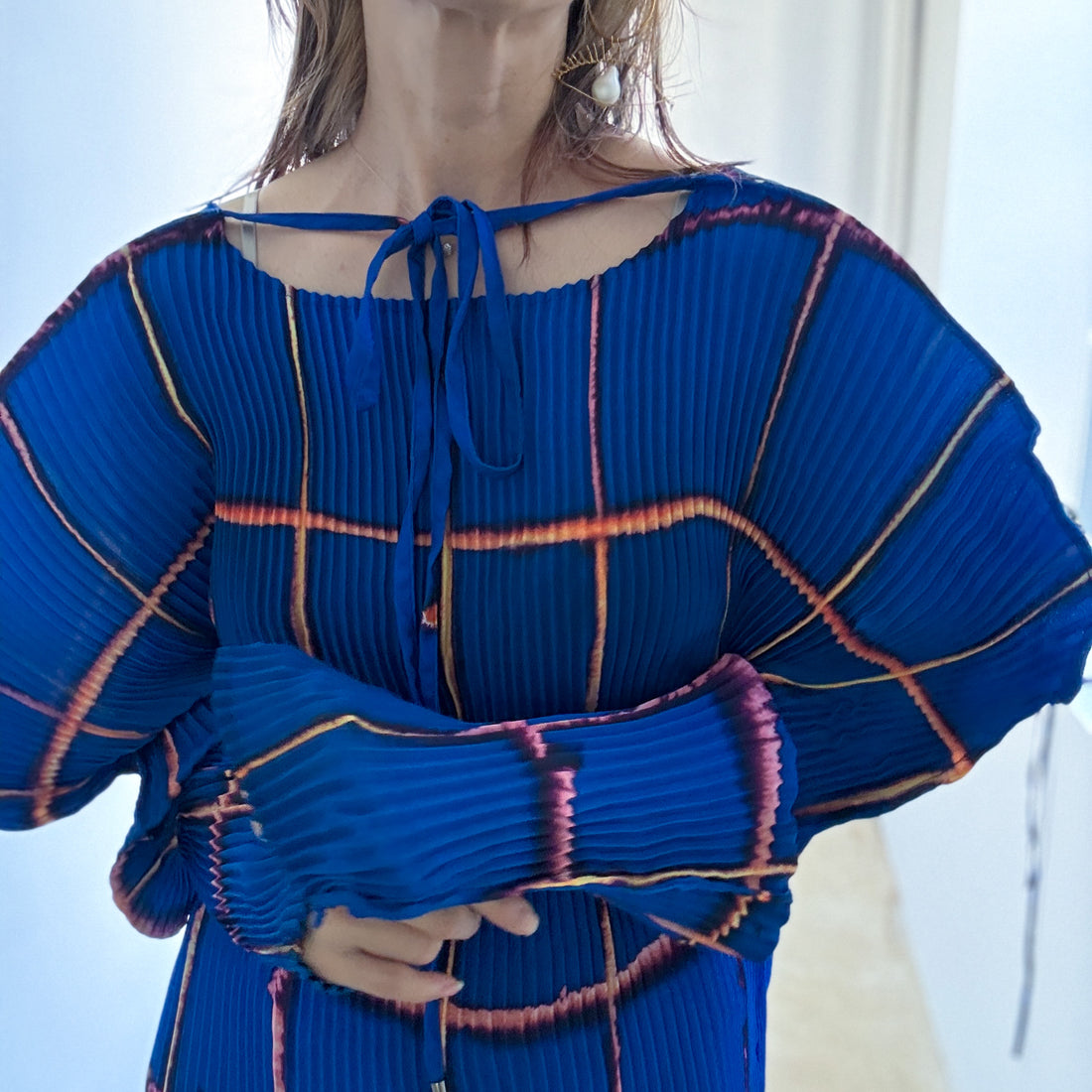 JULIA HEUER  MASHA HANDPLEATED DRESS IN  HARALD