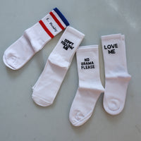 STATEMENT MESSAGE SOCKS