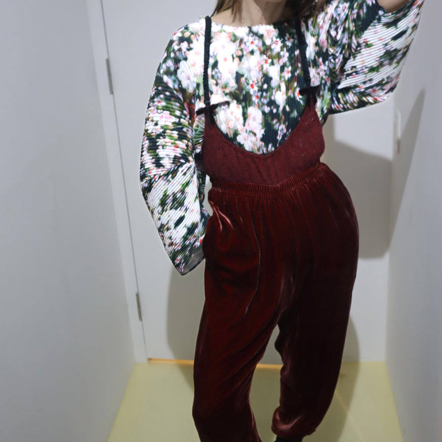 TRANSE PARISSILK VELVET PANTS