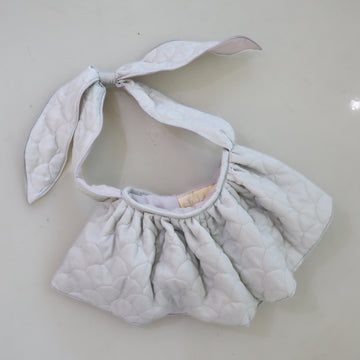 ANIGIG  VINTAGE FRILL BAG"ICE GRAY"