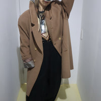 ANIGIG  FINEST MATERIALS COAT “E“ BROWN