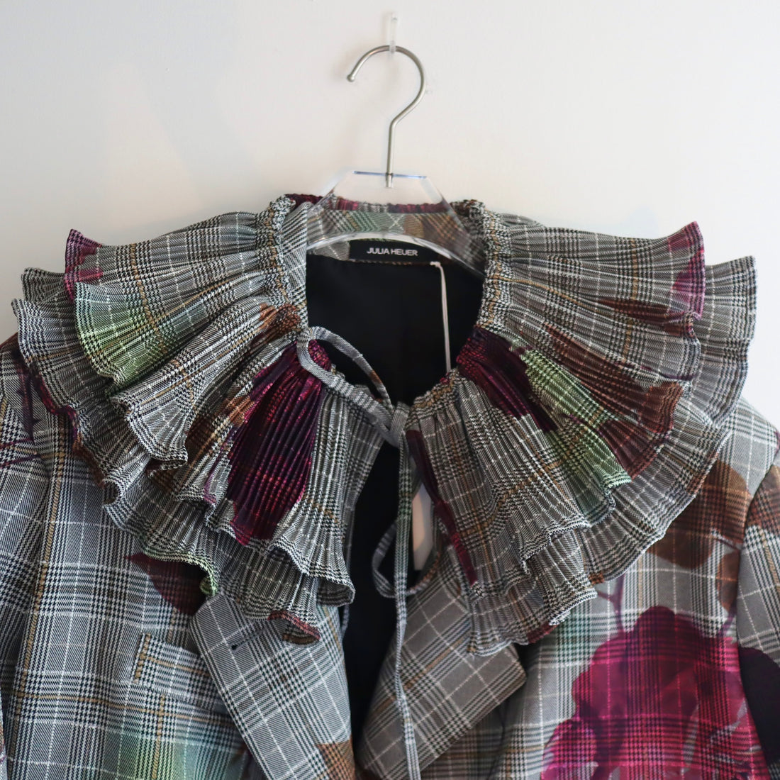 JULIA HEUER  ARNOLD JACKET IN ROSALIND BORDEAUX