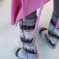 MERYLL ROGGE×GROUNDS  FAIRISLE BOOTS