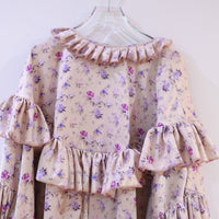 ANIGIG  FLORIS DRESS LIGHTPINK×LAVENDER