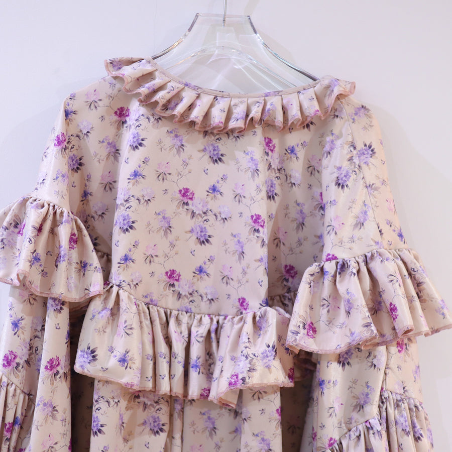 ANIGIGFLORIS DRESS LIGHTPINK×LAVENDER