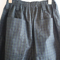 MERYLL ROGGE  WORKER DRAWSTRING CHINO  NAVY CHECK