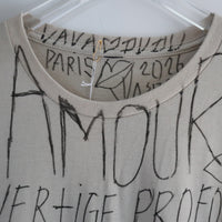 VAVA DUDU  PAINTED T-SHIRTS “U”