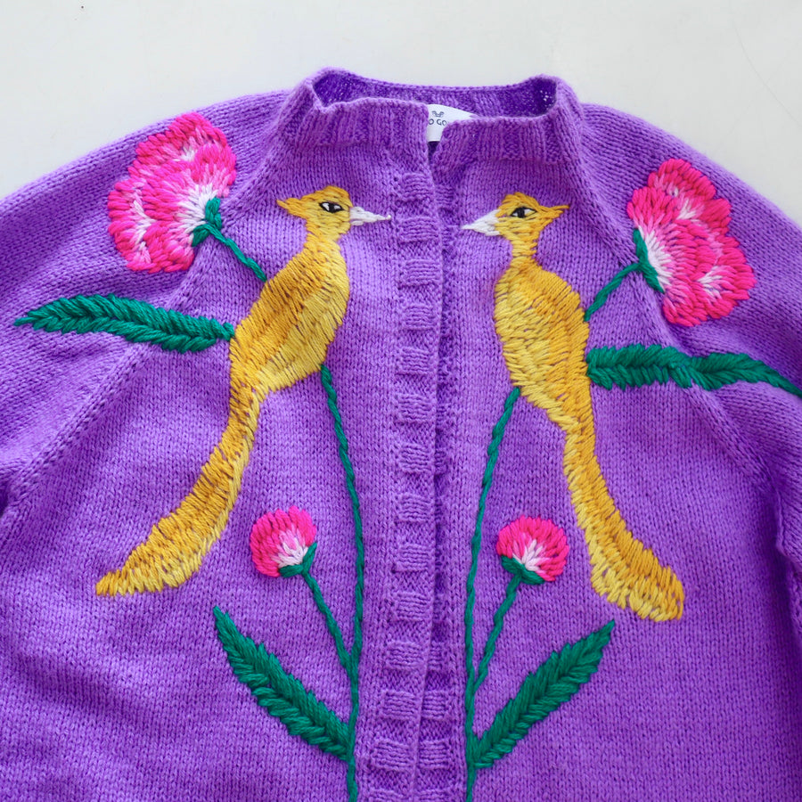 SOFIO GONGLIKNIT CARDIGAN LILAC