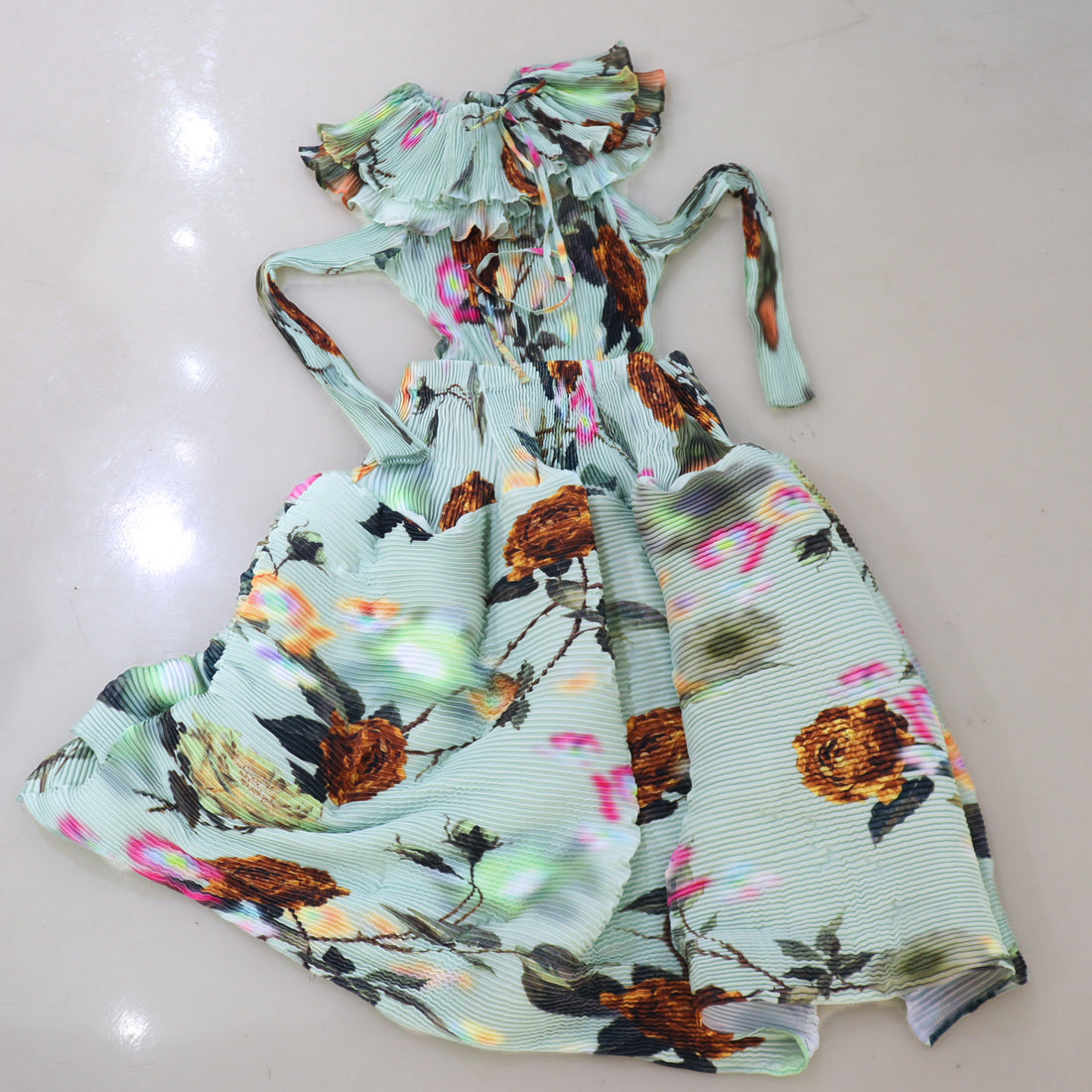 JULIA HEUER  LEE PLEATED TOP IN EDWARD GREEN