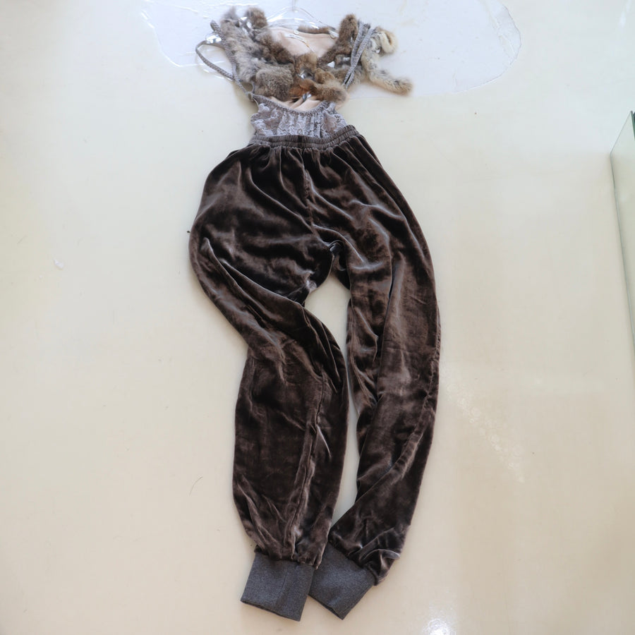 TRANSE PARISSILK VELVET PANTS