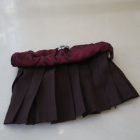 MIKIOSAKEBE  SHRINK PLEATS MINI SKIRT